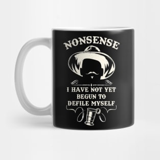 Tombstone Doc Holiday I Have Not Yet Begun To Defile Myself Mug